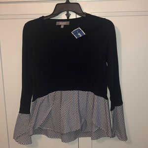 Marled Reunited Clothing NWT Spring Twofer Top